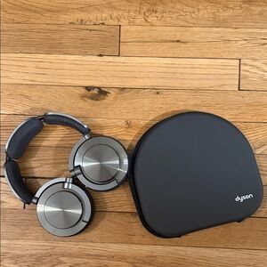 Dyson Over-Ear Headphones in Silver and Black